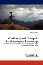 Continuity and Change in Local Ecological Knowledge