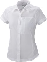witte blouse korte mouw dames