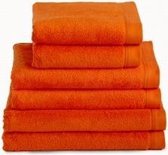 Handdoek 50x100 cm Uni Imperial Luxury Hotelkwaliteit Oranje - 6 stuks