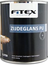 Fitex-Zijdeglans PU-Ral 9004 Signaalzwart 1 liter