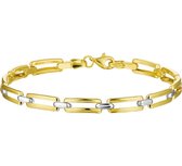 The Jewelry Collection Armband 5,5 mm 19 cm - Bicolor Goud