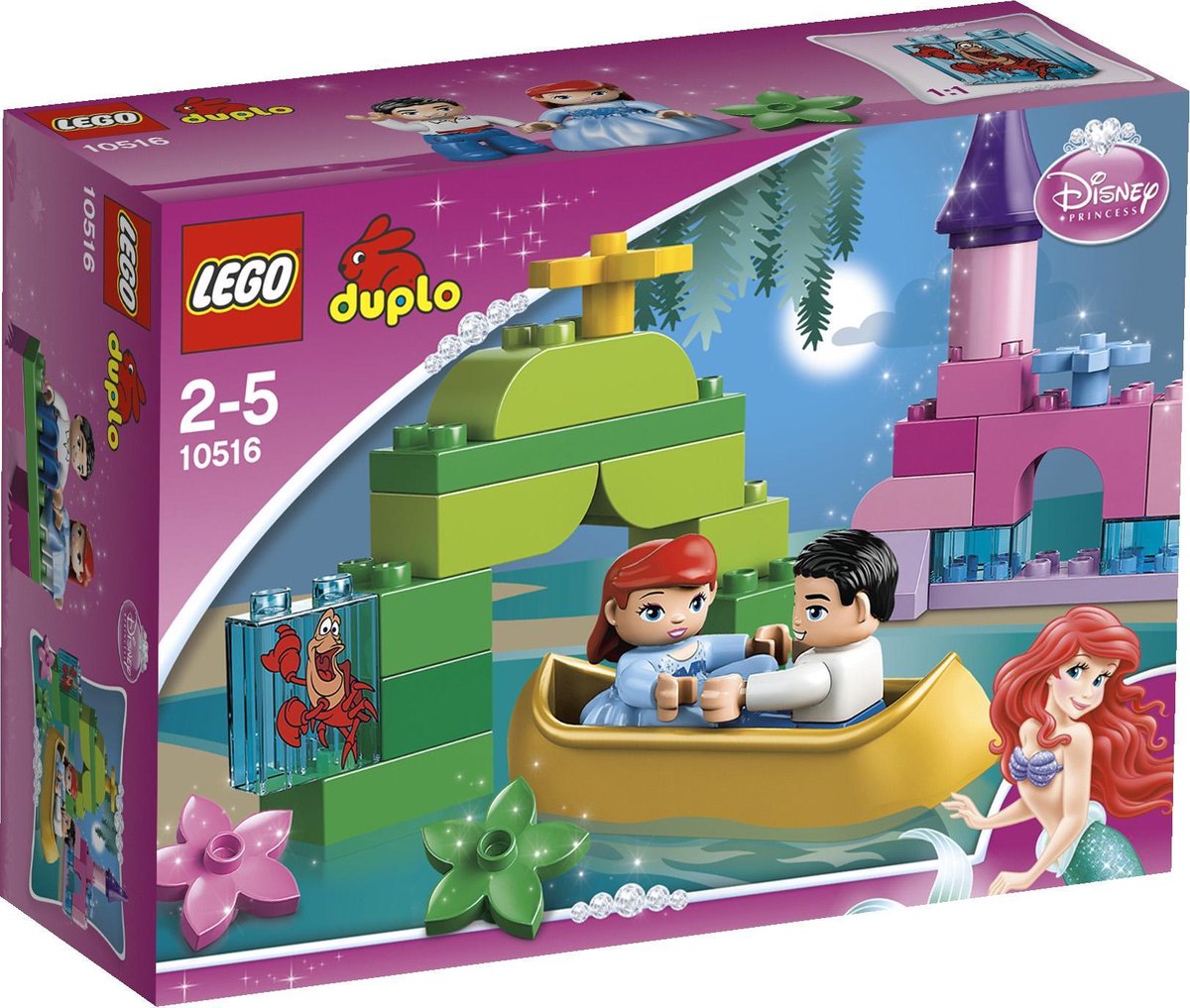 Knuppel Stout Ervaren persoon LEGO Duplo Disney Princess Ariel's Magische Rondvaart - 10516 | bol.com