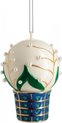 Alessi kerstbal Faberjori Mughetti e smeraldi