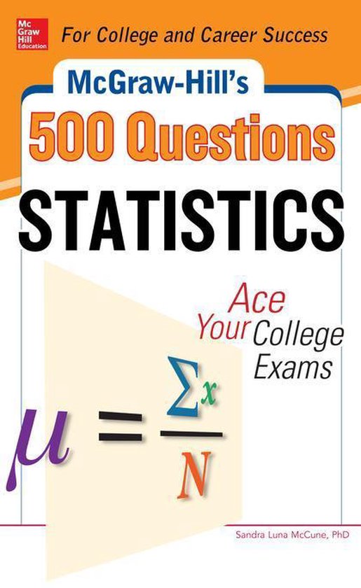 McGraw-Hill's 500 Statistics Questions - cover