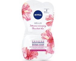 NIVEA Essentials Voedend Honing Masker - 2 x 7,5 ml - Gezichtsmasker