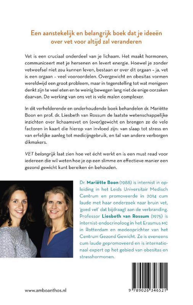 Vet belangrijk - back cover