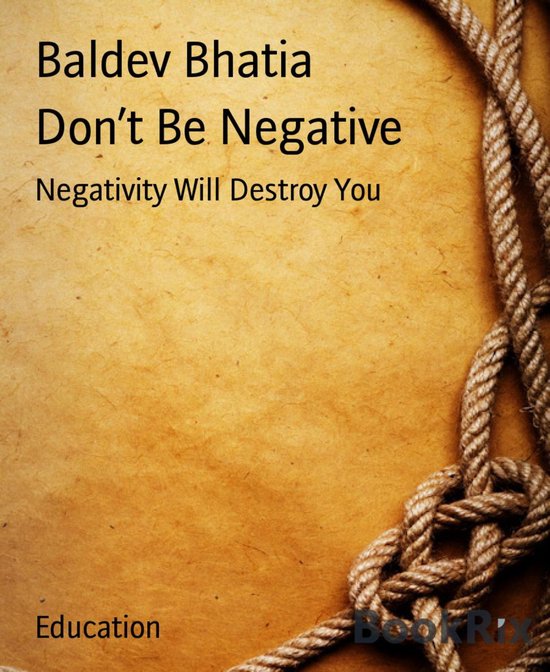 Don't Be Negative