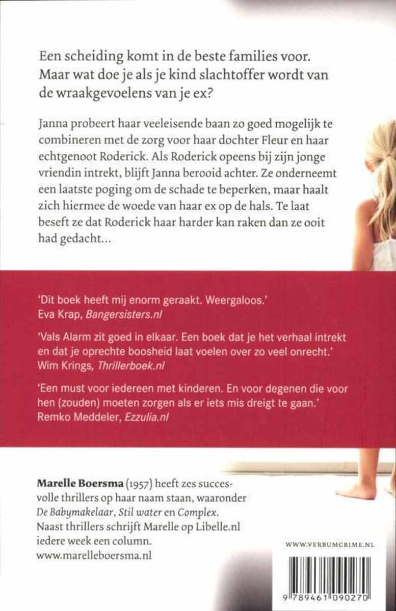 Vals alarm - back cover