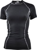 craft active womens shortsleeve - Sportshirt - Dames - Maat S -Zwart