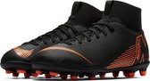 Nike Jr Superfly 6 Club DF MG Voetbalschoenen Junior Sportschoenen - Maat 37.5 - Unisex - zwart/ oranje
