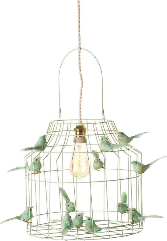 mint hanglamp babykamer met vogeltjes nét echt! | bol.com