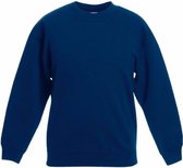 Navy blauwe katoenmix sweater voor jongens 5-6 jaar (110/116)