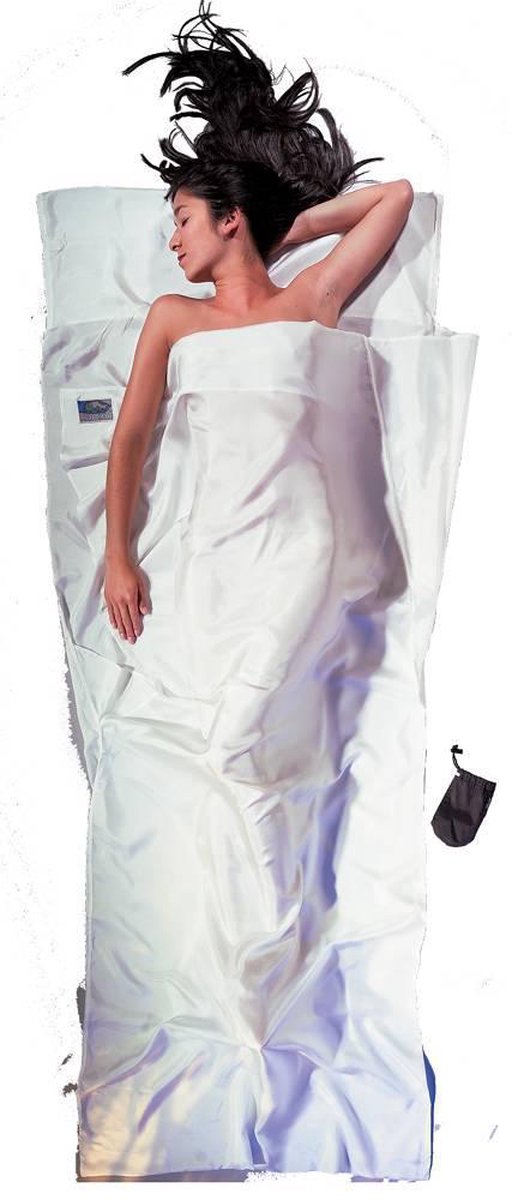 Cocoon TravelSheet inlet silk bruin — afbeelding 4