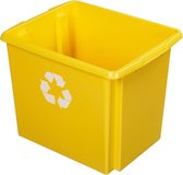 Sunware Nesta eco opbergbox - voor afvalscheidingssysteem - 45L - geel