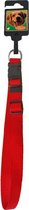 Nylon halsband rood verstelbaar 15mm breed 25-40 cm lang