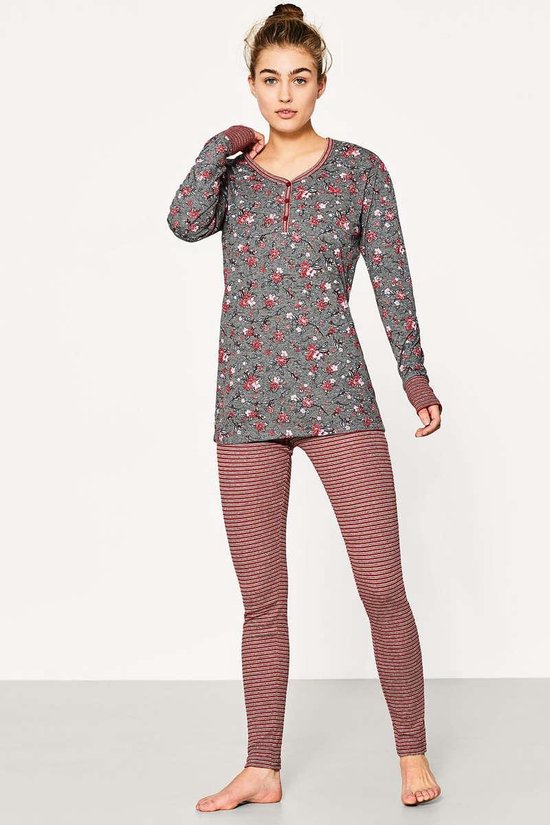 Dames pyjama van Esprit roze grijs | bol.com