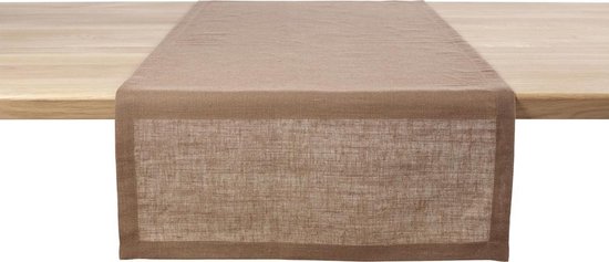 Tips bronzen Elektronisch Libeco Polylin Tafelloper - 51x144cm - taupe | bol.com