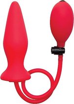 Inflatable Silicone Plug - Rood