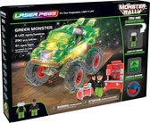 Laser Pegs Monster Truck Groen Monster - Constructiespeelgoed