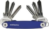 Wunderkey Classic Blue Sleutelhanger - Sleutelhouder 2.0 - 8 Sleutels - Aluminium - Blauw