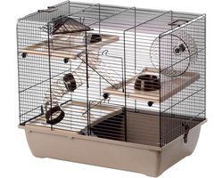 Interzoo hamsterkooi pinky3 mokka