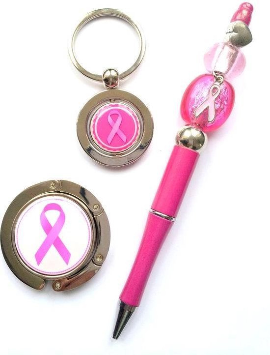 Jewellicious Designs Tashanger Sleutelhanger &amp; Pen voor Pink