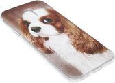 Lief honden siliconen hoesje Geschikt voor Samsung Galaxy J3 (2017)