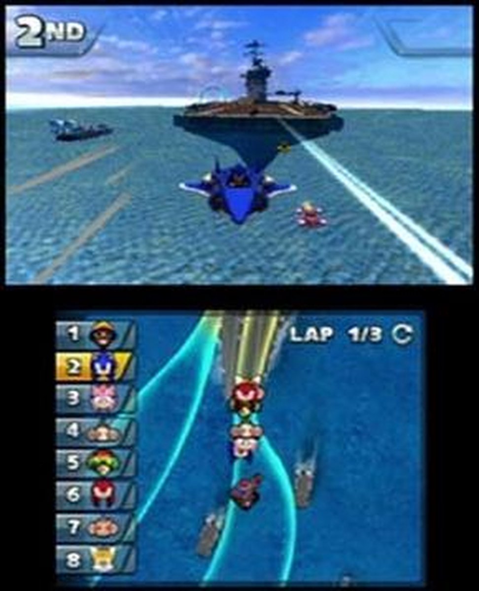 Sonic all stars racing transformed store nintendo 3ds