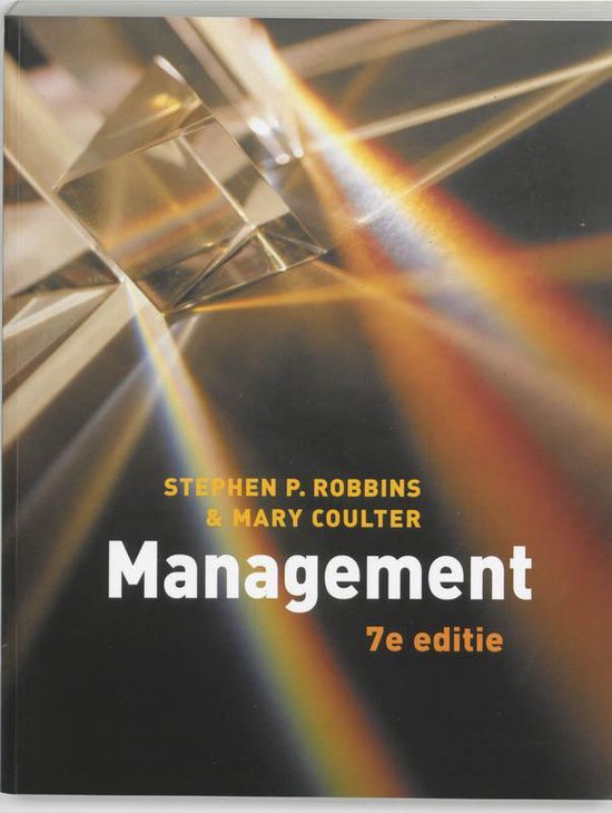 Cover van het boek 'Management / druk 7' van M. Coulter en S. Robbins
