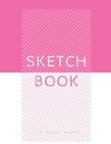 Pink and White Sketchbook