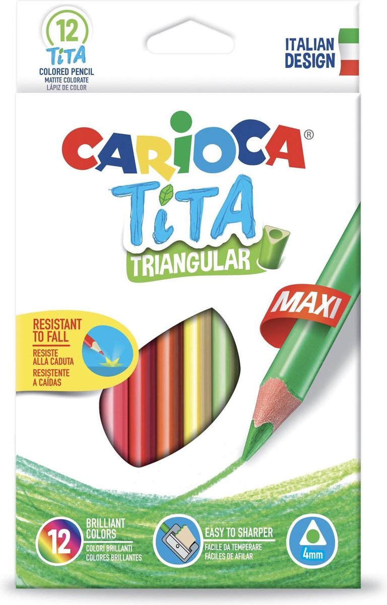 Carioca 8003511427917 Multi kleuren 12stuk(s) kleurpotlood