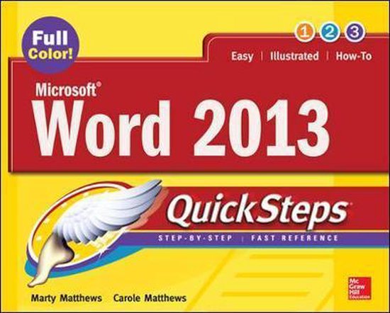 Microsoft Word 2013 Quicksteps - cover