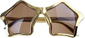 Boland Bril Sterren Unisex Goud