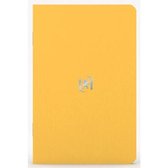 OXFORD Pocket Notes 90x140 mm gelijnd 24 vel 90g geel
