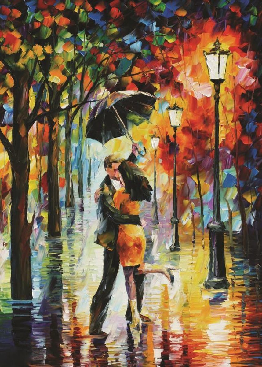 Dance under the Rain - Leonid Afremov (1000 stukjes)