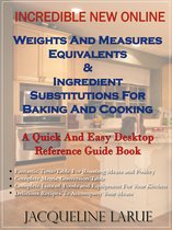 Incredible New Online Weights And Measures Equivalents & Ingredient Substitutions For Baking And Cooking A Quick And Easy Desktop Reference Guide Book For Your Kitchen