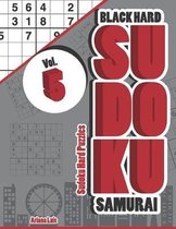 Black Hard Sudoku Samurai Vol.5