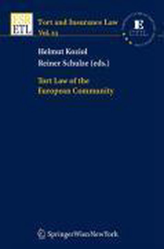 Tort Law of the European Community - cover