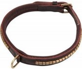 Halsband Clincher bruin 40 cm.