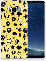 Geschikt voor Samsung Galaxy S8+ TPU siliconen Hoesje Punk Yellow