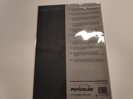 Papicolor Original Recycled Papier A4 100 gsm 12 Sheets Zwart