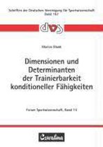 Dimensionen und Determinanten der Trainierbarkeit konditioneller Fähigkeiten