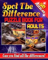 Spot the Difference Puzzle Book for Adults -
