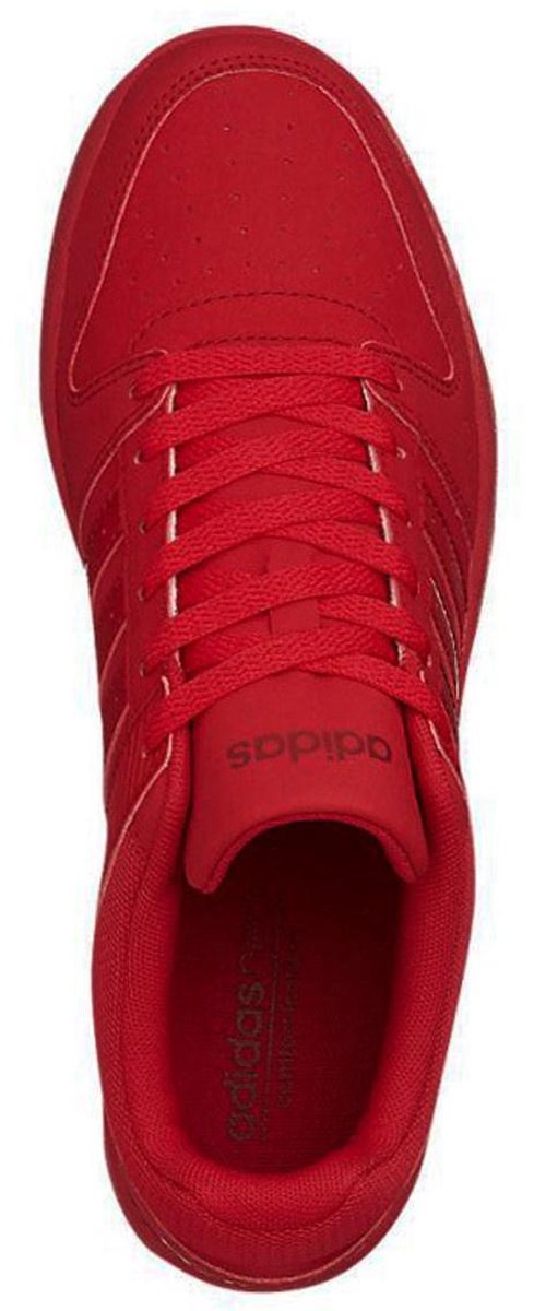 Adidas Sneakers Hoopster Rood Unisex 38 | bol.com