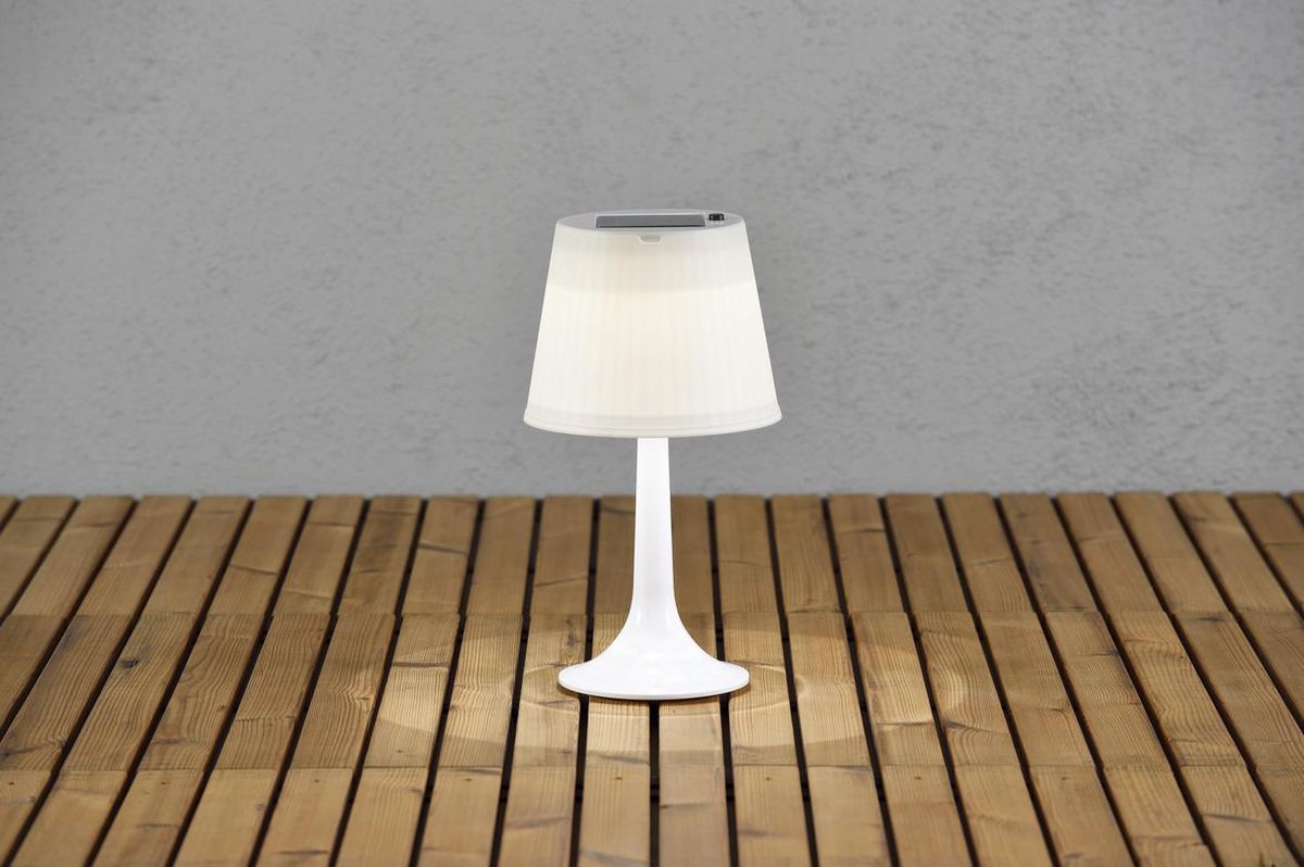Konstsmide 7109 - Tafellamp - Assisi LED tafellamp solar 36cm 4500K