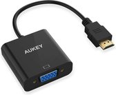 Aukey - HDMI naar VGA - VGA kabel - 1080P - Zwart
