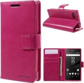 Mercury Blue Moon Wallet Case hoesje Sony Xperia Z5 Compact roze