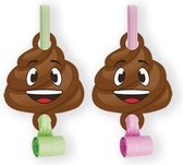 Roltongen poop emoji (8st)