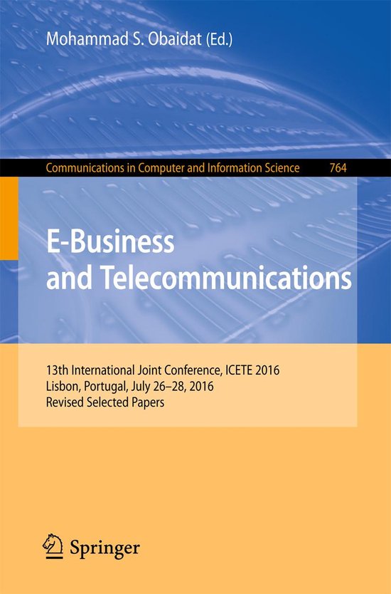 Springer Nature Proceedings Computer Science - E-Business an ... - cover