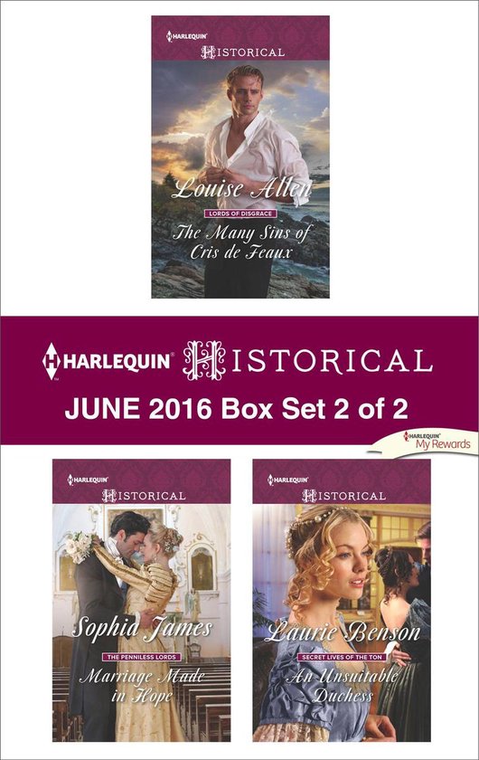Harlequin Historical June 2016 - Box Set 2 of 2 - cover